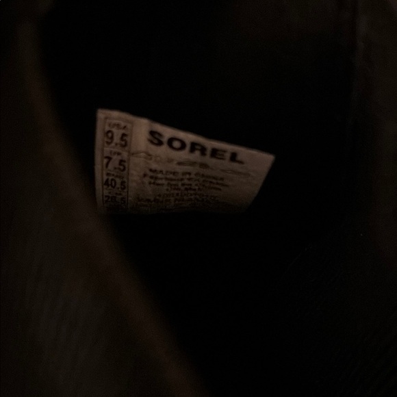 Sorel Brex Size 9.5 Black Ankle Boots - Picture 4 of 5